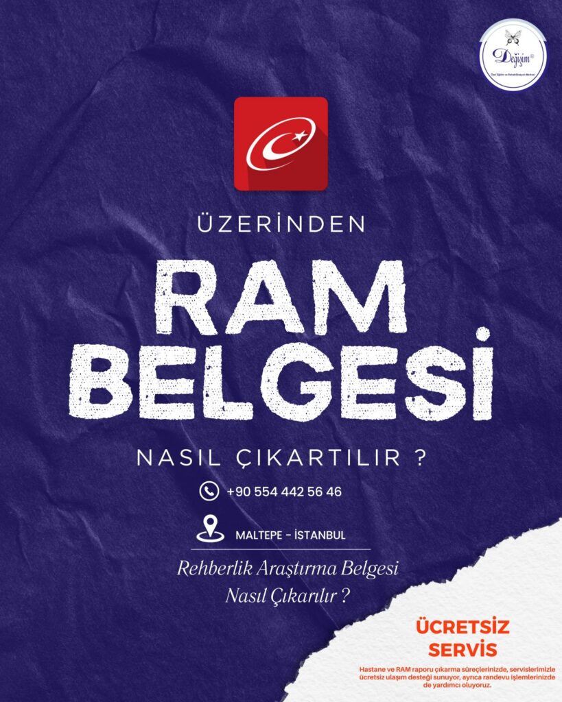 RAM belgesi e-Devlet üzerinden nasıl çıkarılır? Cevizli Değişim bilgilendirme görseli